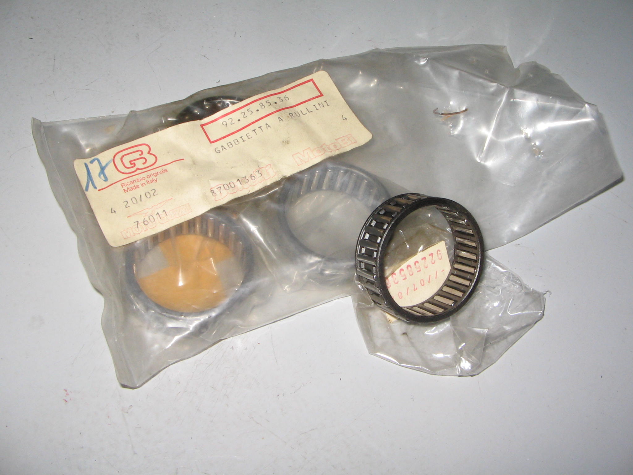 GABBIETTA A RULLINI BENELLI MOTO GUZZI MOTOBI N.1.776